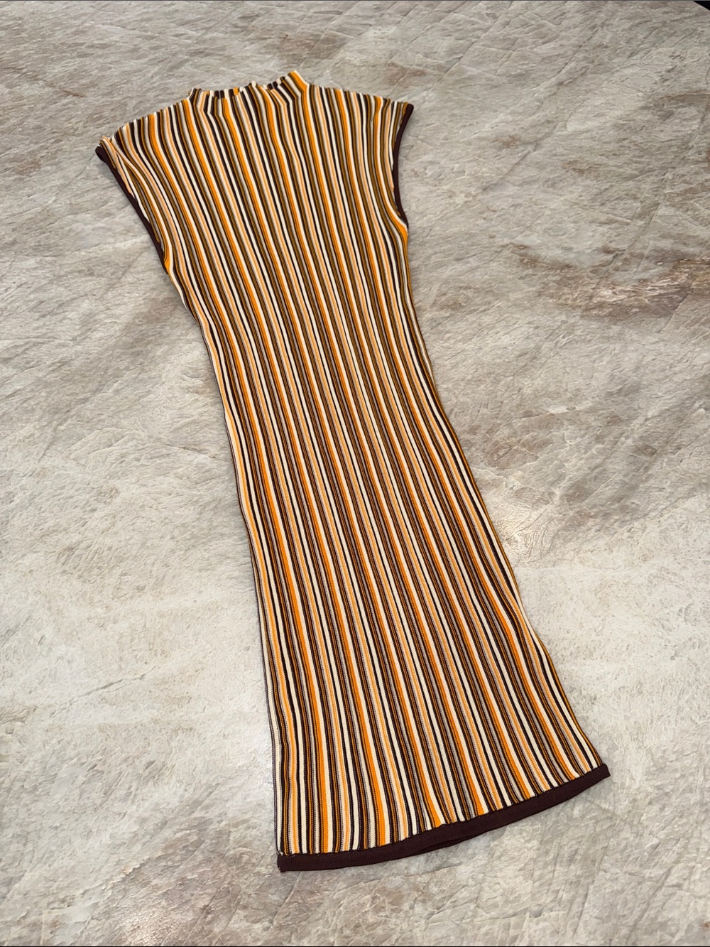 Striped mini dress